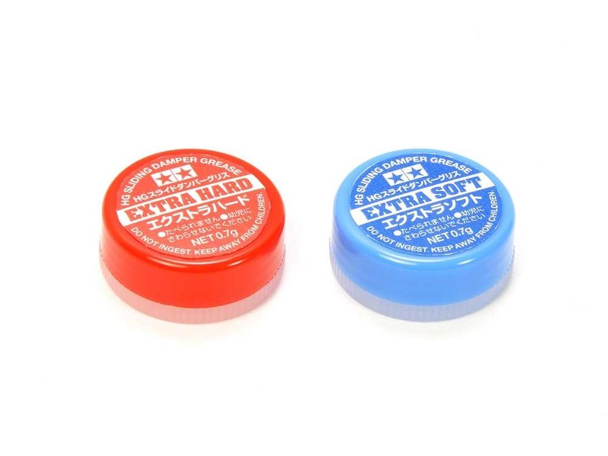 Mini 4WD HG Sliding Damper Grease, Extra Hard &amp; Extra Soft