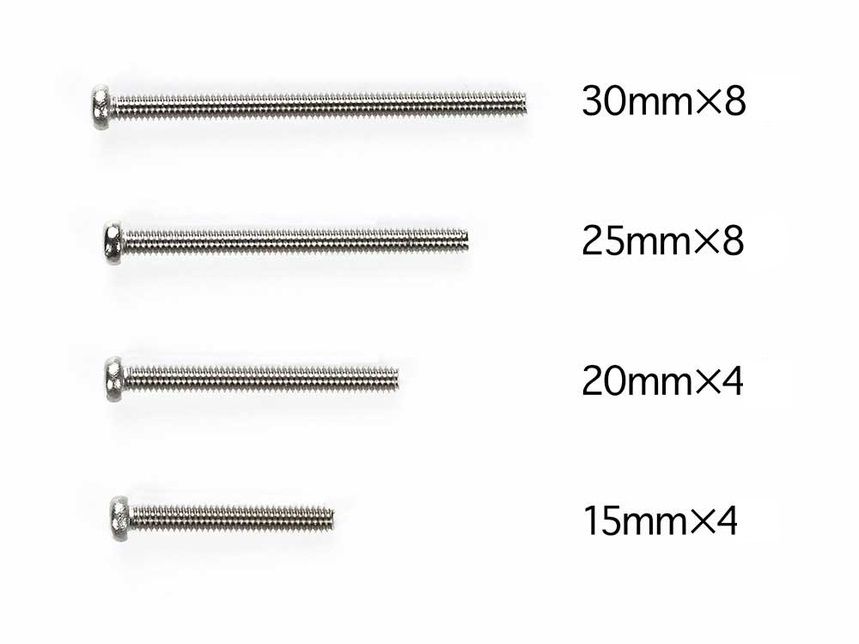 Mini 4WD Stainless Steel Screw Set