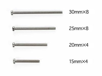 Mini 4WD Stainless Steel Screw Set