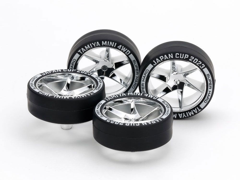 Mini 4WD Super Hard Low-Profile Tire /Wheel Set (Spiral) J-Cup 2023