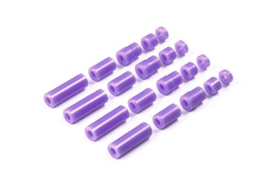 Mini 4WD Lightweight Plastic Spacer Set - Purple