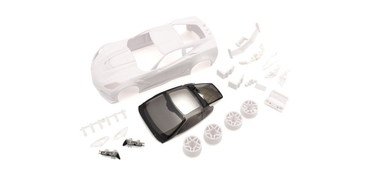 Corvette ZR1 White Body Set w/Wheels