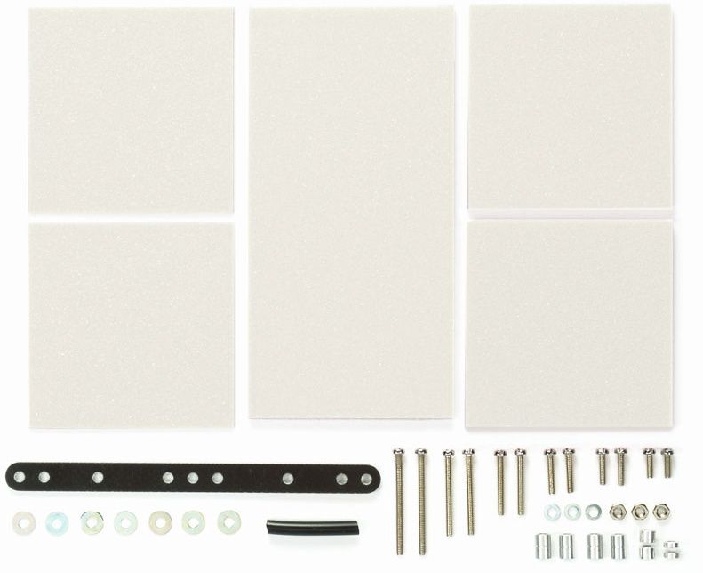 Mini 4WD Brake Sponge Set (1/2/3mm) - White