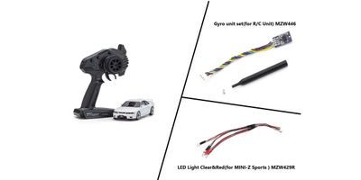 Mini-Z AWD Nissan Skyline GT-R V.Spec (R33) w/LED/Gyro Unit White
