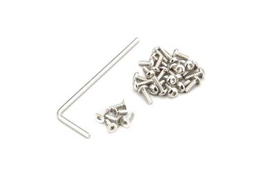 Button Hex Screw Set (Mini-Z AWD/Nickel)
