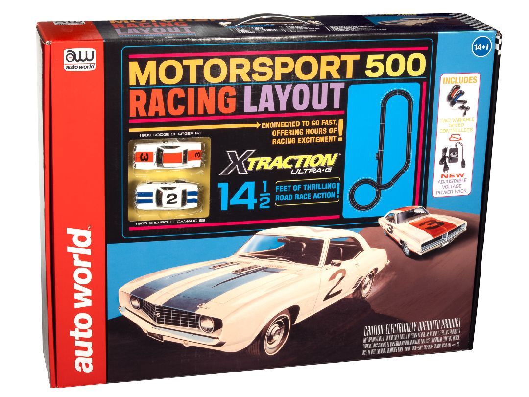 14&#39; Motorsport 500 Slot Race Set