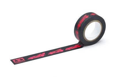 Mini 4WD Multipurpose Tape (15mm Width / Black &amp; Pink)