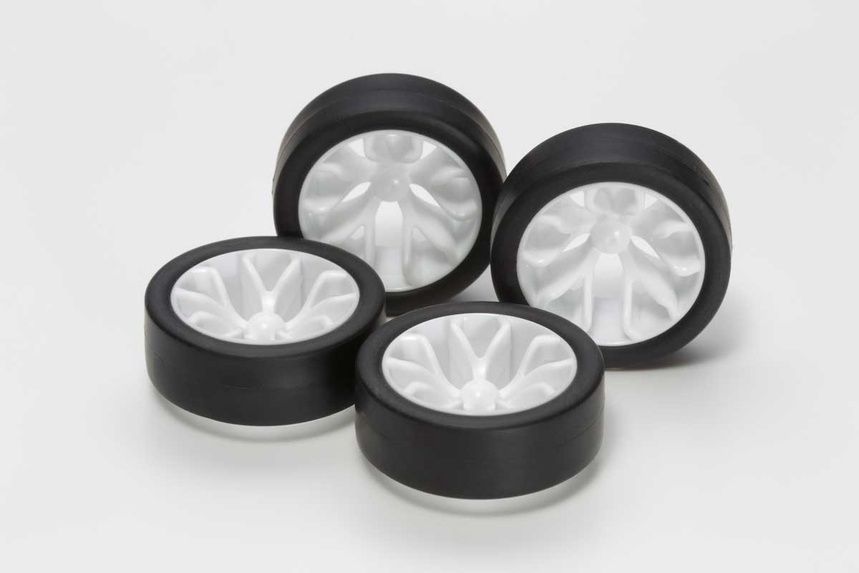 Mini 4WD Low-Profile Tire &amp; Wheel Set (Y Spoke)