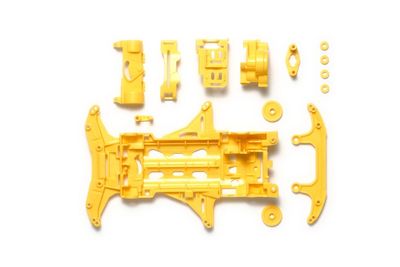 Mini 4WD VS Reinforced Chassis Set (Yellow)