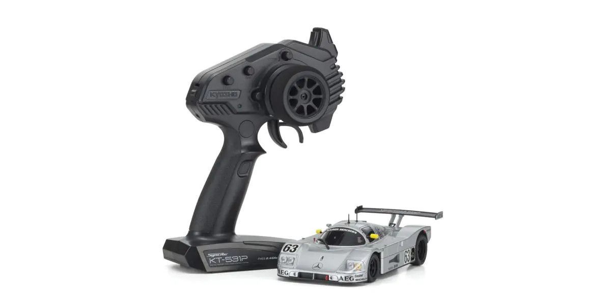 Mini-Z RWD Sauber-Mercedes Gruppe-C-Rennsportwagen C9, Nr.63, LM 1989