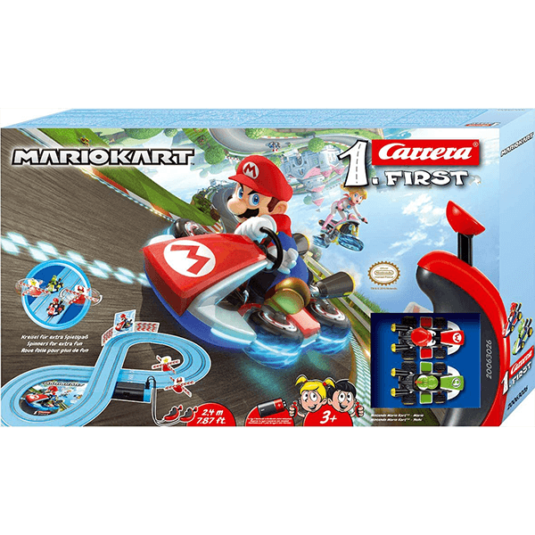 Carrera FIRST Nintendo Mario Kart - Mario vs. Yoshi Slot Car Set