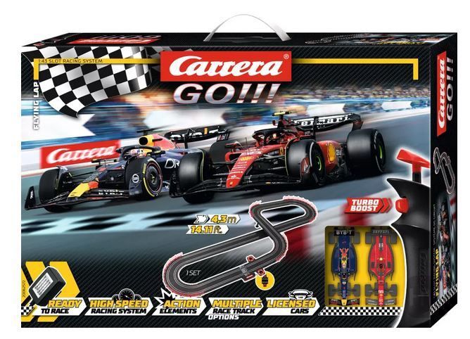 Carrera GO!!! Flying Lap 1/43 Slot Car Set