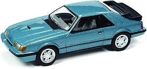 1/64 1986 Ford Mustang SVO - Light Regatta Blue