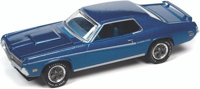 1/64 1969 Mercury Cougar Eliminator - Bright Blue Poly
