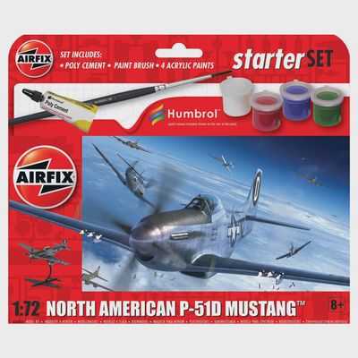 1/72 North American P-51D Mustang Starter Set
