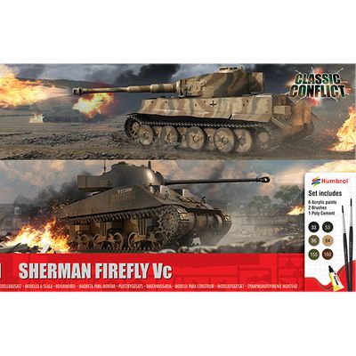 1/72 Tiger I &amp; Sherman Firefly Vc Classic Conflict