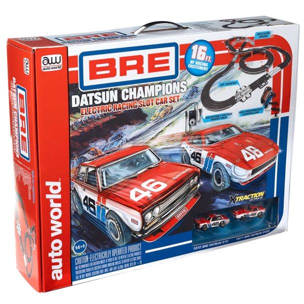 BRE Datsun Champions 16&#39; Racing Slot Car Set
