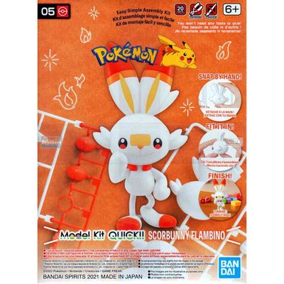 Bandai Spirits Pokemon Model Quick!! #05 Scorbunny