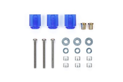 Mini 4WD Hi-Mount Tube Stabilizer Set (Clear Blue)