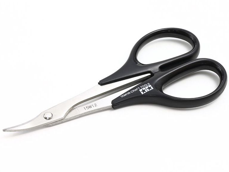 Curved Scissors for Plastic