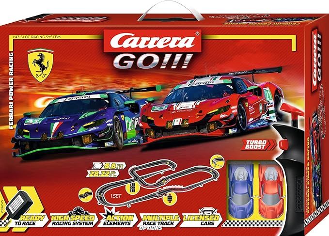 Carrera GO!!! Ferrari Power Racing 1/43 Slot Car Set