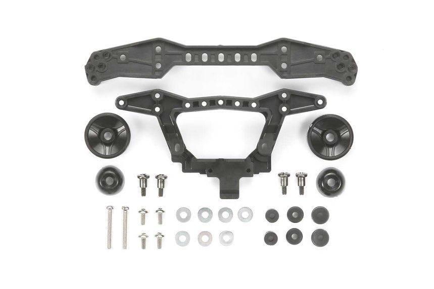 Mini 4WD Reinforced Rear Double Roller Stay