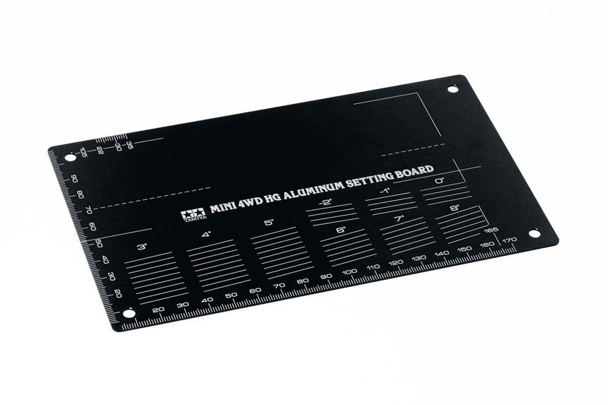 Mini 4WD HG Aluminum Setting Board (Black)