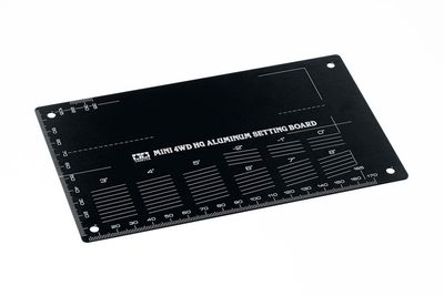 Mini 4WD HG Aluminum Setting Board (Black)