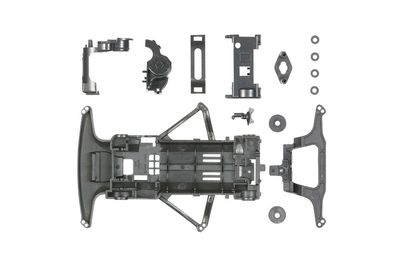 Mini 4WD Carbon Reinforced Super FM Chassis Set