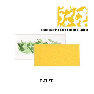 Precut Masking Tape - Squiggle Pattern