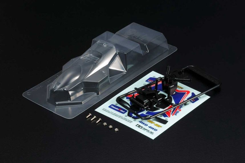 Mini 4WD Thunder Shot Clear Body Set