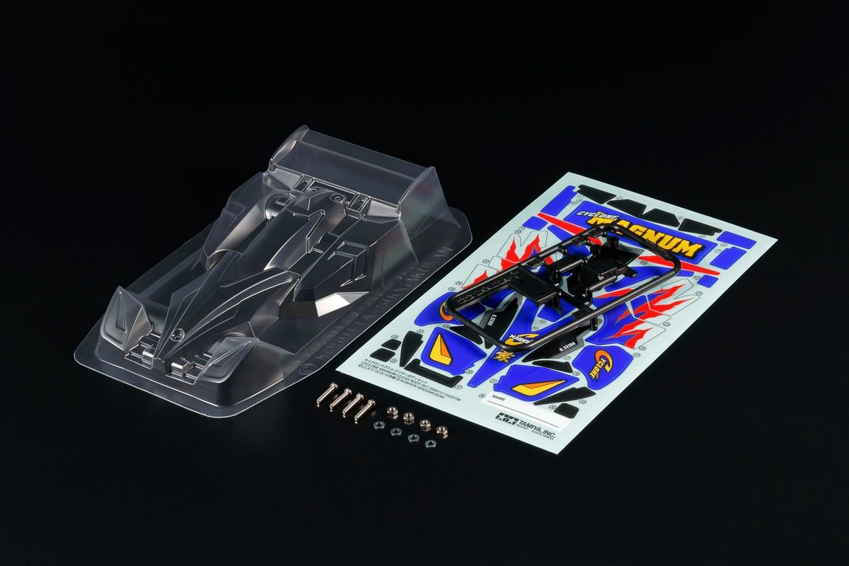 Mini 4WD JR Cyclone Magnum Clear Body Set