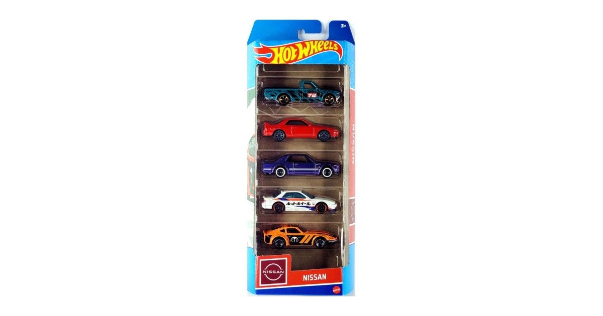 Hot Wheels 5 Pack Car Meet - Nissan