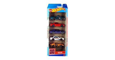 Hot Wheels 5 Pack Car Meet - Nissan