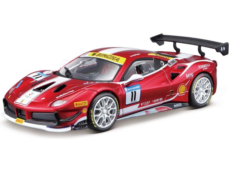 1/24 Ferrari 488 Challenge #11 Formula Racing Mugello 2017 N. Nielsen