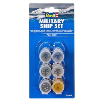 Acrylic Paint Set - Military Ships