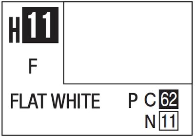 Aqueous Color 10ml - H11 Flat White
