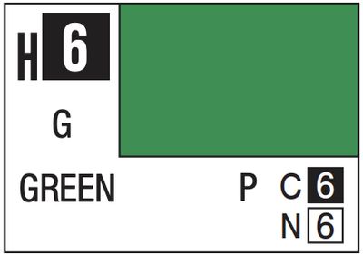 Aqueous Color 10ml - H6 Gloss Green