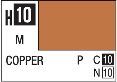 Aqueous Color 10ml - H10 Metallic Copper