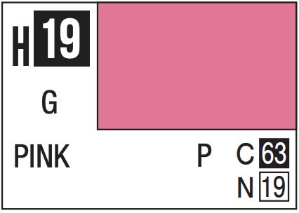 Aqueous Color 10ml - H19 Gloss Pink