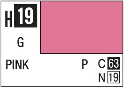 Aqueous Color 10ml - H19 Gloss Pink