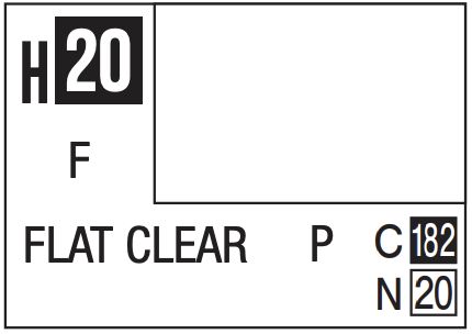 Aqueous Color 10ml - H20 Flat Clear