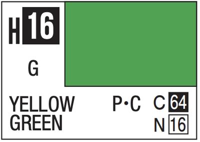 Aqueous Color 10ml - H16 Gloss Yellow Green