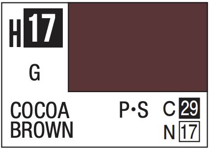 Aqueous Color 10ml - H17 Gloss Cocoa Brown