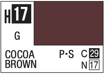Aqueous Color 10ml - H17 Gloss Cocoa Brown
