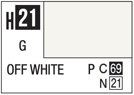 Aqueous Color 10ml - H21 Gloss Off White