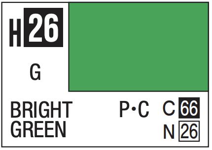 Aqueous Color 10ml - H26 Gloss Bright Green