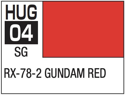 Aqueous Color 10ml - HUG04 RX-78-2 Gundam Red