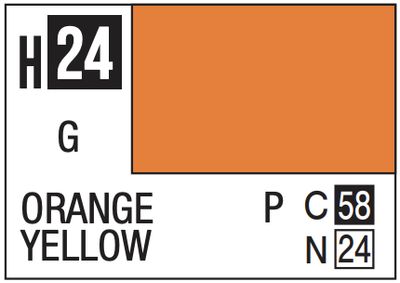 Aqueous Color 10ml - H24 Gloss Orange Yellow