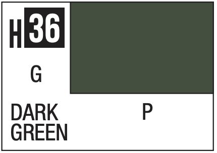 Aqueous Color 10ml - H36 Gloss Dark Green